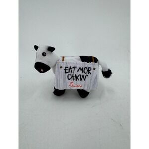 Chick-fil-A Cow Plush Eat Mor Chikin Sign More Chicken Small Stuffed Animal 5"